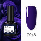 Gelfavor 8ml Gel Nail Polish Glitter For Manicure set nail art Semi platium UV LED Lamp Nail varnishes Base top coat Gel lacquer