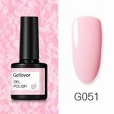 Gelfavor 8ml Gel Nail Polish Glitter For Manicure set nail art Semi platium UV LED Lamp Nail varnishes Base top coat Gel lacquer