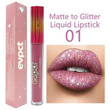 Hot Sale 15 Colors Glitter Lips Make Up Liquid Lipstick Waterproof Long Lasting Shimmer Red Lip Pink Women Beauty Lipstick