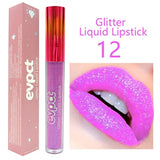 Hot Sale 15 Colors Glitter Lips Make Up Liquid Lipstick Waterproof Long Lasting Shimmer Red Lip Pink Women Beauty Lipstick