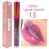 Hot Sale 15 Colors Glitter Lips Make Up Liquid Lipstick Waterproof Long Lasting Shimmer Red Lip Pink Women Beauty Lipstick