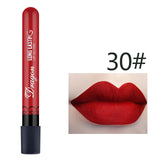 Sexy 28 COLORS Vampire Matte Lipgloss Liquid Lip Gloss Matte Long Lasting Waterproof Cosmetic Beauty Keep 24Hour Makeup Lipgloss