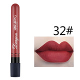 Sexy 28 COLORS Vampire Matte Lipgloss Liquid Lip Gloss Matte Long Lasting Waterproof Cosmetic Beauty Keep 24Hour Makeup Lipgloss