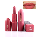 Makeup Lipstick Professional Matte Lipsticks Waterproof Long Lasting Sexy Red Lips Gloss Makeup Matte Lipsticks Beauty Cosmetics