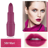 Makeup Lipstick Professional Matte Lipsticks Waterproof Long Lasting Sexy Red Lips Gloss Makeup Matte Lipsticks Beauty Cosmetics