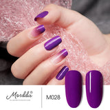 MORDDA Gel Polish UV LED Gel Varnish Soak Off Nail Lacquer Long Lasting Hybrid Gel Painting For Home Use Need Matte Top Coat