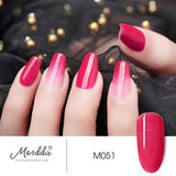 MORDDA Gel Polish UV LED Gel Varnish Soak Off Nail Lacquer Long Lasting Hybrid Gel Painting For Home Use Need Matte Top Coat