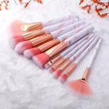 FLD 10/5Pcs Makeup Brushes Set Cosmetic Powder Eye Shadow Foundation Blush Blending Beauty Make Up of Brochas Maquillaje KIT