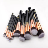 FLD 10/5Pcs Makeup Brushes Set Cosmetic Powder Eye Shadow Foundation Blush Blending Beauty Make Up of Brochas Maquillaje KIT