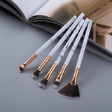 FLD 10/5Pcs Makeup Brushes Set Cosmetic Powder Eye Shadow Foundation Blush Blending Beauty Make Up of Brochas Maquillaje KIT