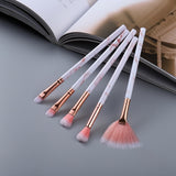 FLD 10/5Pcs Makeup Brushes Set Cosmetic Powder Eye Shadow Foundation Blush Blending Beauty Make Up of Brochas Maquillaje KIT