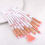 FLD 10/5Pcs Makeup Brushes Set Cosmetic Powder Eye Shadow Foundation Blush Blending Beauty Make Up of Brochas Maquillaje KIT