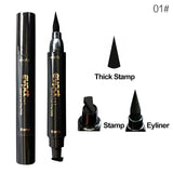 Evpct 7Colors Double-Head Eyeliner Stamp Seal Liquid Eyeliner Pencil Eye Liner Makeup Stamp Waterproof Quick Dry Maquiagem TSLM2