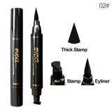 Evpct 7Colors Double-Head Eyeliner Stamp Seal Liquid Eyeliner Pencil Eye Liner Makeup Stamp Waterproof Quick Dry Maquiagem TSLM2