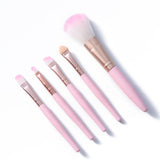 Makeup Brush Tool Set Professional Blush Foundation Liquid Eye Shadow Mixed Beauty Fiber Makeup Brush 5pcs