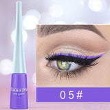 Colorful White Matte Neon Green Liquid Eyeliner Pencil Waterproof Makeup Liquid Eye Liner Blue Green Yellow Eyes Cosmetics Pen