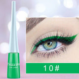 Colorful White Matte Neon Green Liquid Eyeliner Pencil Waterproof Makeup Liquid Eye Liner Blue Green Yellow Eyes Cosmetics Pen