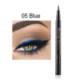 Colorful White Matte Neon Green Liquid Eyeliner Pencil Waterproof Makeup Liquid Eye Liner Blue Green Yellow Eyes Cosmetics Pen