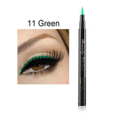 Colorful White Matte Neon Green Liquid Eyeliner Pencil Waterproof Makeup Liquid Eye Liner Blue Green Yellow Eyes Cosmetics Pen