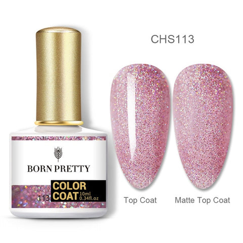 BORN PRETTY Nail Gel 120Colors 10ml Gel Nail Polish Soak Off UV LED Gel Varnish Holographics Shining Nagel Kunst Gellack