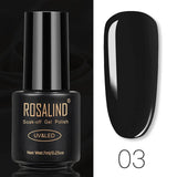 ROSALIND Hybrid Varnishes Glitter Gel Nail Polish All For Manicure Semi Permanent UV Gel Nail Lacquer Soak Off Top Base  Coat