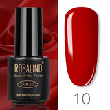 ROSALIND Hybrid Varnishes Glitter Gel Nail Polish All For Manicure Semi Permanent UV Gel Nail Lacquer Soak Off Top Base  Coat