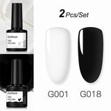 Gelfavor UV Nail Gel 8ml For Manicure Nail Set Kit UV LED  Base Top Coat For Painting Extension Nail Art Gel Varnishes Lacquer