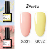 Gelfavor UV Nail Gel 8ml For Manicure Nail Set Kit UV LED  Base Top Coat For Painting Extension Nail Art Gel Varnishes Lacquer