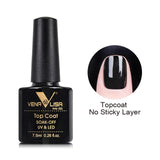 Venalisa 7.5ml soak off gel nail polish canni nail supply wholesale uv gel lacquer led color nail art glitter polish lamp