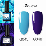 Gelfavor UV Nail Gel 8ml For Manicure Nail Set Kit UV LED  Base Top Coat For Painting Extension Nail Art Gel Varnishes Lacquer