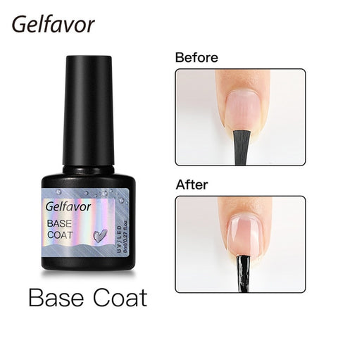 Gelfavor Nail Gel Polish 8ml Varnish Hybrid UV Gel Polish Everything For Manicure Nail Art Semi Permanent Base Top coat lacquer