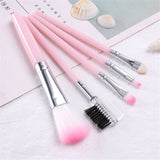 Hot 5pcs Makeup Brushes Set Eyeshadow Eyeliner Eyebrow Foundation Lip Highlight Make up Brush Set Cosmetic brochas maquillaje