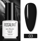 ROSALIND Nail Polish Ice purple Serise Nail Art All for Manicure Need UV LED Base Top coat Primer Gel Varnish hybrid Gel polish