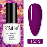 ROSALIND Nail Polish Ice purple Serise Nail Art All for Manicure Need UV LED Base Top coat Primer Gel Varnish hybrid Gel polish