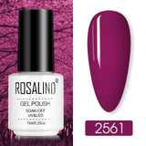 ROSALIND Nail Polish Ice purple Serise Nail Art All for Manicure Need UV LED Base Top coat Primer Gel Varnish hybrid Gel polish