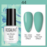 ROSALIND 7ML Nail Polish Gel Varnishes Hybrid Semi Permanent Nail Art Designed UV Nail  Manicure Top Base Coat gel polish