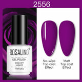 ROSALIND 7ML Nail Polish Gel Varnishes Hybrid Semi Permanent Nail Art Designed UV Nail  Manicure Top Base Coat gel polish