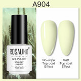 ROSALIND 7ML Nail Polish Gel Varnishes Hybrid Semi Permanent Nail Art Designed UV Nail  Manicure Top Base Coat gel polish