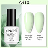 ROSALIND 7ML Nail Polish Gel Varnishes Hybrid Semi Permanent Nail Art Designed UV Nail  Manicure Top Base Coat gel polish