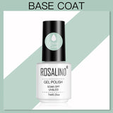 ROSALIND 7ML Nail Polish Gel Varnishes Hybrid Semi Permanent Nail Art Designed UV Nail  Manicure Top Base Coat gel polish