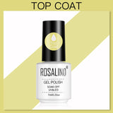 ROSALIND 7ML Nail Polish Gel Varnishes Hybrid Semi Permanent Nail Art Designed UV Nail  Manicure Top Base Coat gel polish