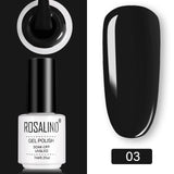 ROSALIND Gel Polish Set UV Vernis Semi Permanent Primer Top Coat 7ML Poly Varnish Gel Nail Art Manicure Gel Lak Polishes Nails