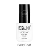 ROSALIND Gel Polish Set UV Vernis Semi Permanent Primer Top Coat 7ML Poly Varnish Gel Nail Art Manicure Gel Lak Polishes Nails