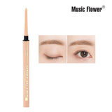 Music Flower 8 Colors Quick dry Eyeliner Pencil Automatic LongLasting Waterproof Eye Makeup Smudge-proof Shimmer Eye Liner TSLM1