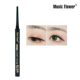 Music Flower 8 Colors Quick dry Eyeliner Pencil Automatic LongLasting Waterproof Eye Makeup Smudge-proof Shimmer Eye Liner TSLM1