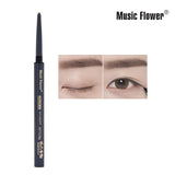 Music Flower 8 Colors Quick dry Eyeliner Pencil Automatic LongLasting Waterproof Eye Makeup Smudge-proof Shimmer Eye Liner TSLM1