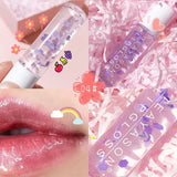 Colorless Lip Plumper Oil Color Sexy Cute Fruit Lip Balm Liquid Lipstick Waterproof Moisturizing Plumper lip Oil Women Lip Gloss