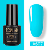 ROSALIND Hybrid Varnishes Glitter Gel Nail Polish All For Manicure Semi Permanent UV Gel Nail Lacquer Soak Off Top Base  Coat