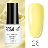 ROSALIND Gel Polish Set Manicure for Nails Semi Permanent Vernis top coat UV LED Gel Varnish Soak Off Nail Art Gel Nail Polish