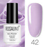 ROSALIND Gel Polish Set Manicure for Nails Semi Permanent Vernis top coat UV LED Gel Varnish Soak Off Nail Art Gel Nail Polish